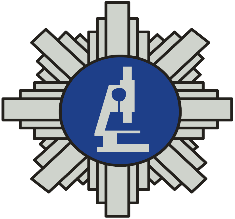 Logo Centralnego Laboratorium Kryminalistycznego Policji w Warszawie z linkiem do strony